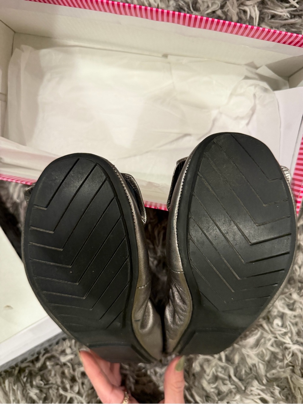 me too Pewter Metallic Lilyana Ballet Flats - Picture 7 of 13
